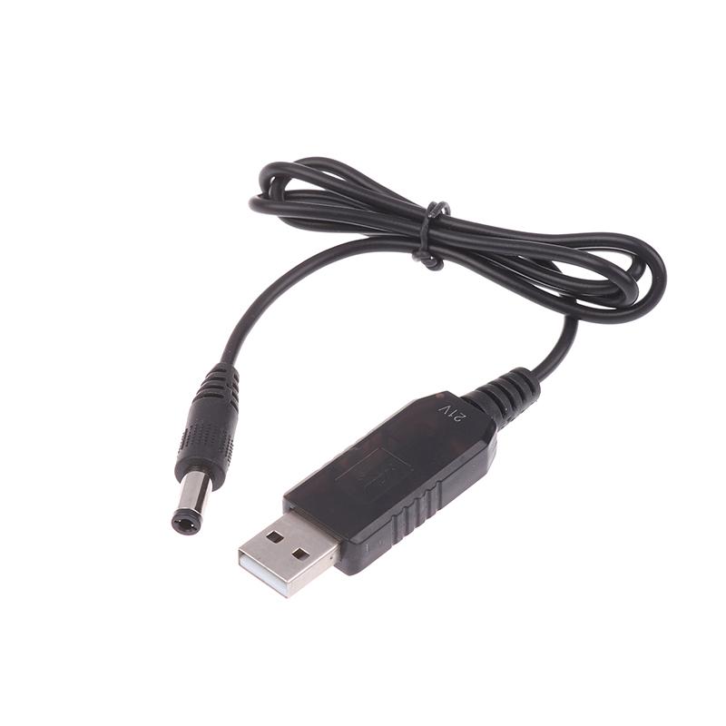 Usb 5V To 21V Boost Charging Cable Usb Power Boost Line Dc 21V Interface Lithium Battery Charger Adapter