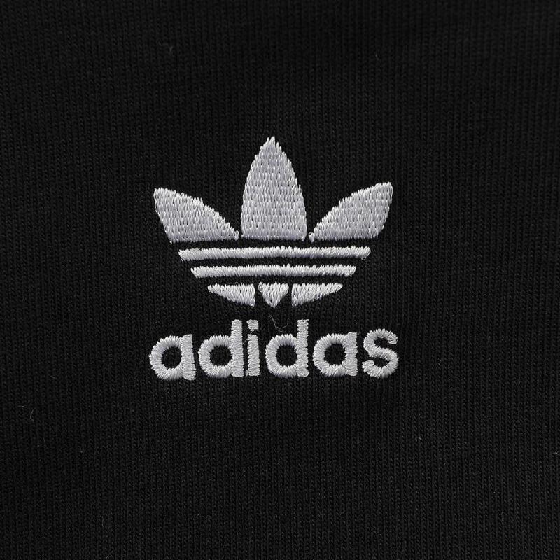 Adidas Originals Classic Series Striped Comfortable Loose Fit Long Sleeve T-Shirt Men Tops Black White KE5824