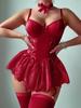 European and American New Hot-selling Pure Lace One-piece Suit, Sexy Lace Seduction Lingerie Suit