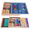 Brangdy Chinese Style 22-in-1 Wooden Educational Board Game Set