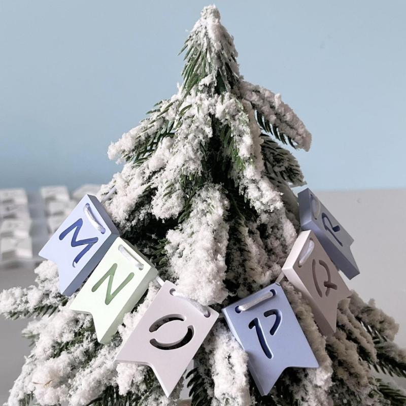 28 Cavities Letter Silicone Mold Food Grade Silicone Baking Mould For Making Soap Chocolate Christmas Decorations