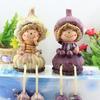 Vegetables Fruits Boy Girl Figurine Sculpture Creative Pastoral Home Crafts Decoration Resin Statue Room Decor Birthday Gifts