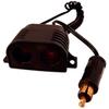 Double Prise Allume-cigare 12/24V - - Avec Fusible 10A