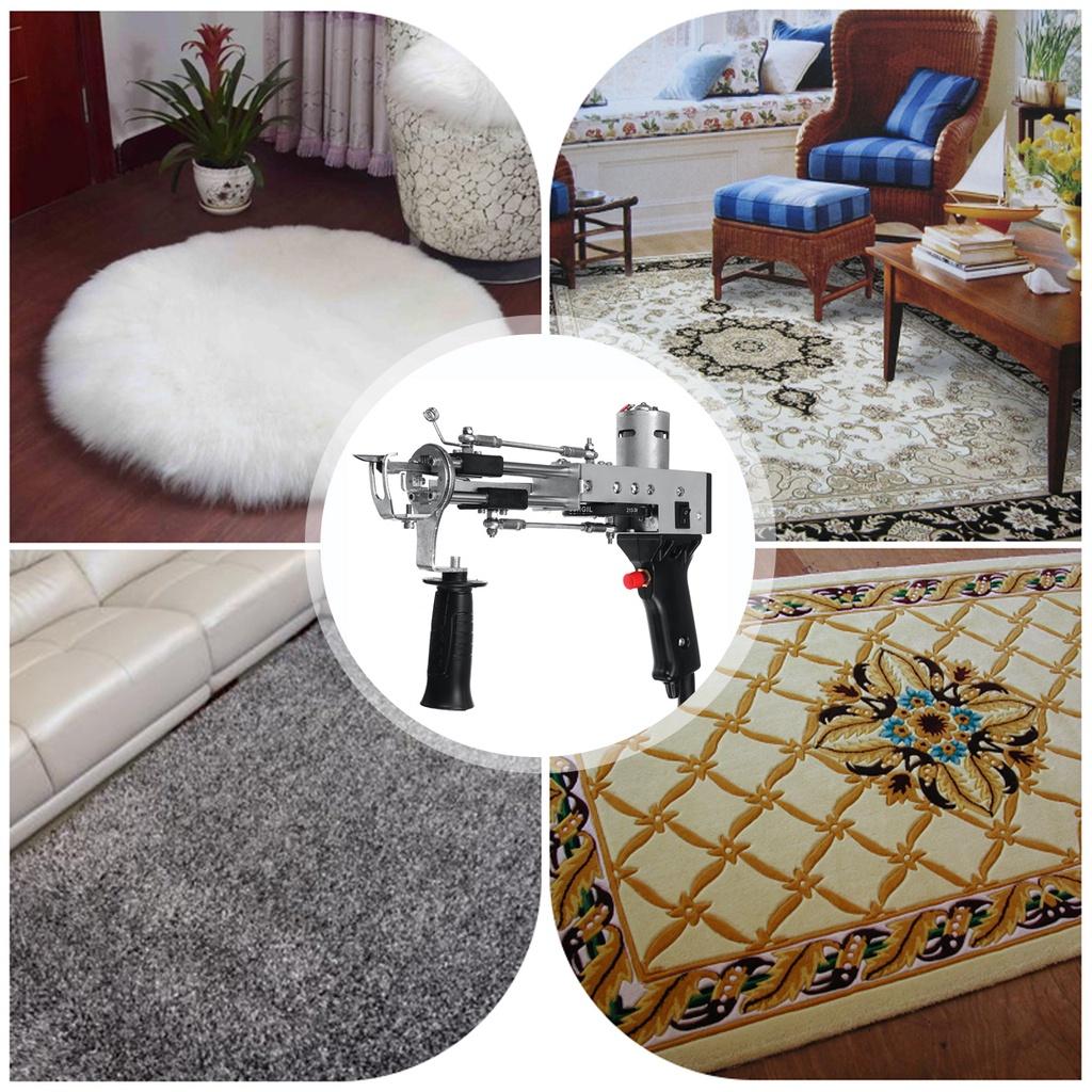 10000r/min Electric Carpet Tufting Guns Hand Gun Carpet Weaving Flocking Machine Cut Pile Loop Pile Power Tool EU Plug 70W 110- 240V
