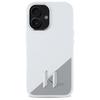 Karl Lagerfeld Klhmp16Sscmkmpch Iphone   16 6,1 Biały/White Hardcase Silicone Initial Metal Logo Magsafe