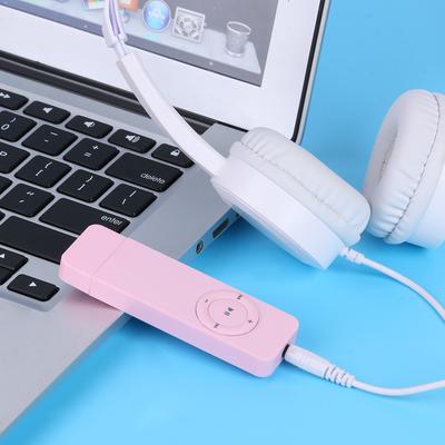 5Pcs Mini MP3 Music Player Lossless Sound Media Player Support 64GB TF Card 3.5mm Audio Jack Built-in Lithium Battery