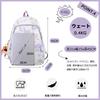 FANDARE Women's Cute School Backpack with Plush Toy, Large Capacity, A4 Size, 15.6-inch Laptop Storage, Lightweight, Popular, Waterproof, Perfect for
