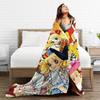 Candy Candy And Terry Anime Blanket  Warm Soft Funny Plush Bedding Throws For Couch Bed Travel Flannel Bedspread Bed Cover