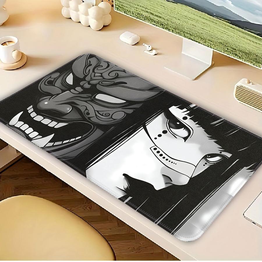 Janpanese Mask Girl Mouse Pad Keyboard Mouse Pad Computer Laptop Pad Desk accessories Game Console Pad office Pad rubber