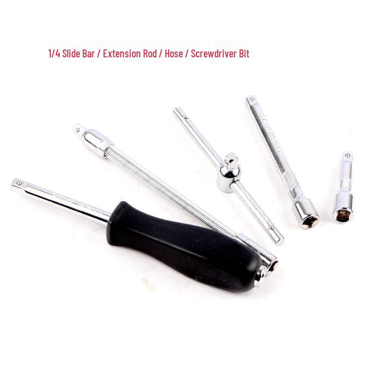 46-Piece Mirror Finish Socket & Ratchet Wrench Set for Auto Repair