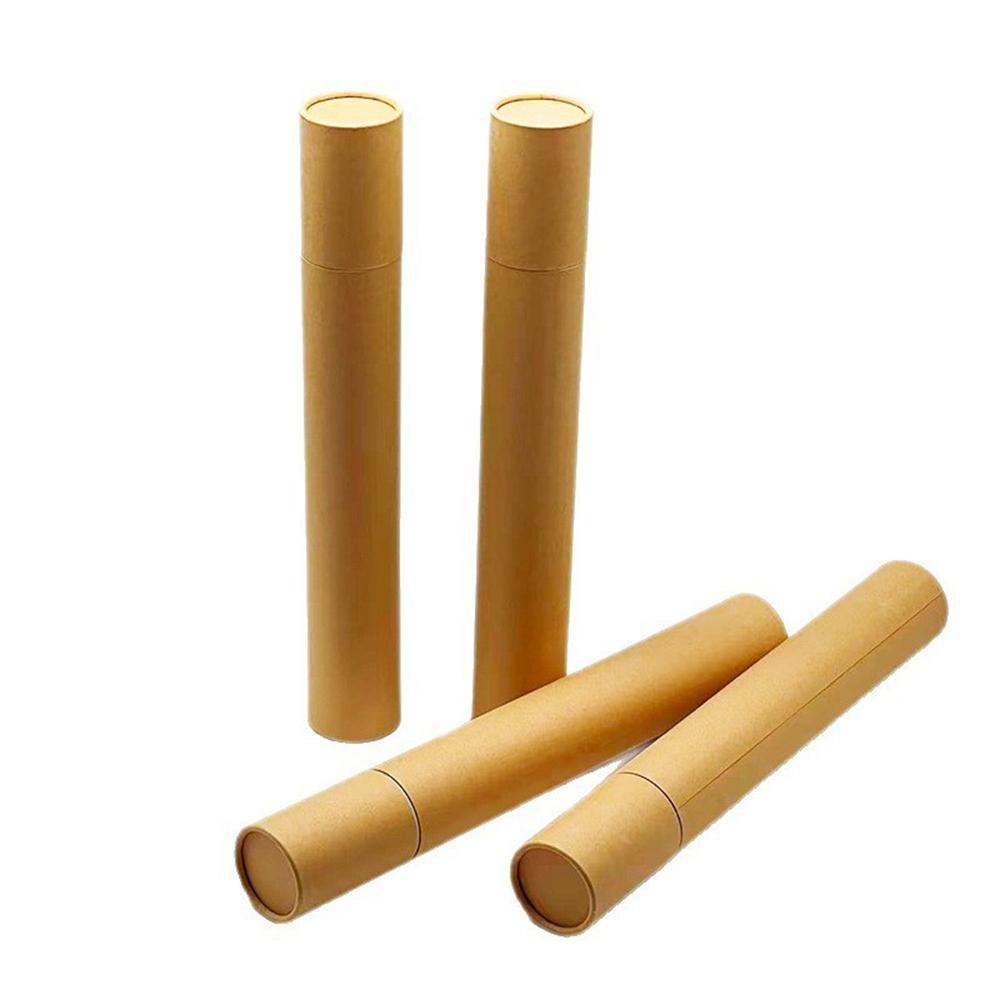 50pcs Kraft Paper Incense Tube Empty
