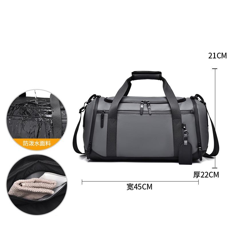 Reisetasche für Männer und Frauen trockene und nasse Trennung Schuhfächer große Kapazität Sport- und Fitnesstasche Handtasche Gepäcktasche