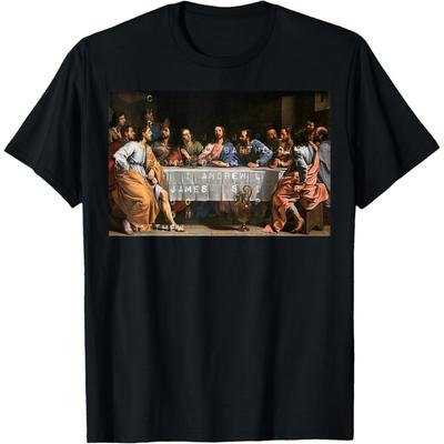 The Lord Jesus Christ with 12 Apostles On The Lord's Supper T-Shirt