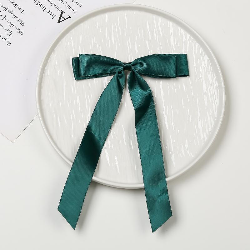 Baby Girls Bowknot Clip Headwear Hair Accessories Solid Color Elegance Headwear Hairpins Advanced Princess duckbill clip Hair clip