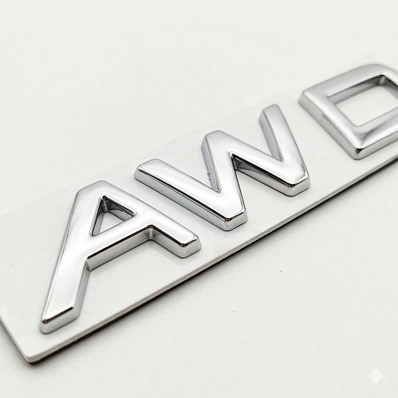 3D Metal T5 T6 AWD Car Trunk Emblem Badge Letter Logo Decal Replacement For Volvo XC60 XC90 S60 S90 Black Chrome Accessories