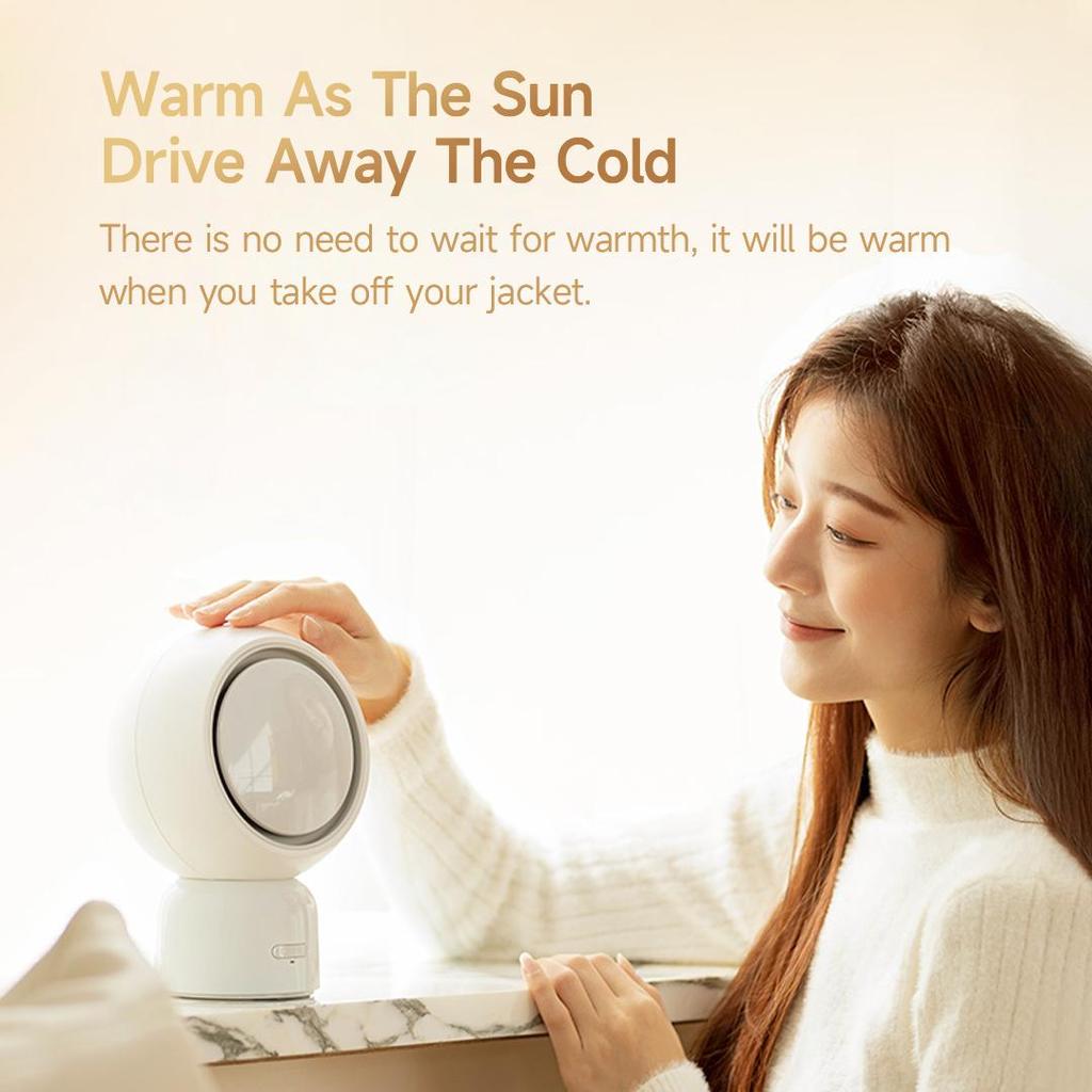 3Life Haushalts-Smart-Heizventilator, geräuscharm, kalt und warm, Dual-Use-Smart-Konstanttemperaturheizung für Schlafzimmer, Heimbüro