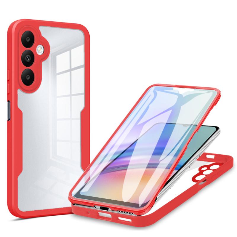 360 Vollkörper-Displayschutzfolie Transparente Hülle für Samsung Galaxy A55 A35 A15 A14 A54 A34 A72 A52 A053 Stoßfeste Handyhülle