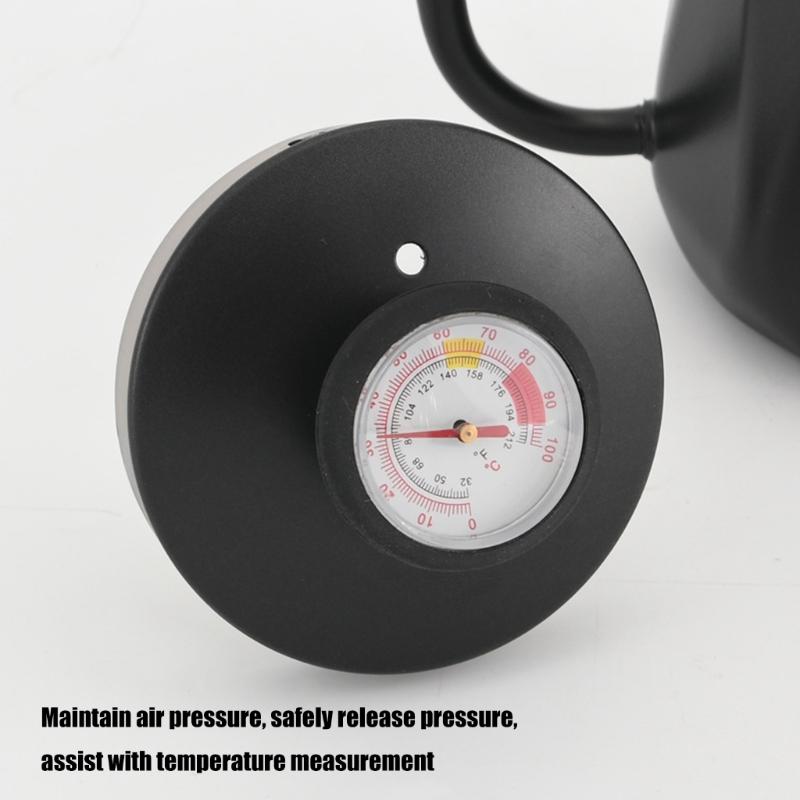 700ml Pour Coffee Kettles with Flows Spouts Design and Temperature Control Ideal for Home and Professional Use