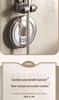 Adjustable No-Drill Suction Cup Shower Head Holder 