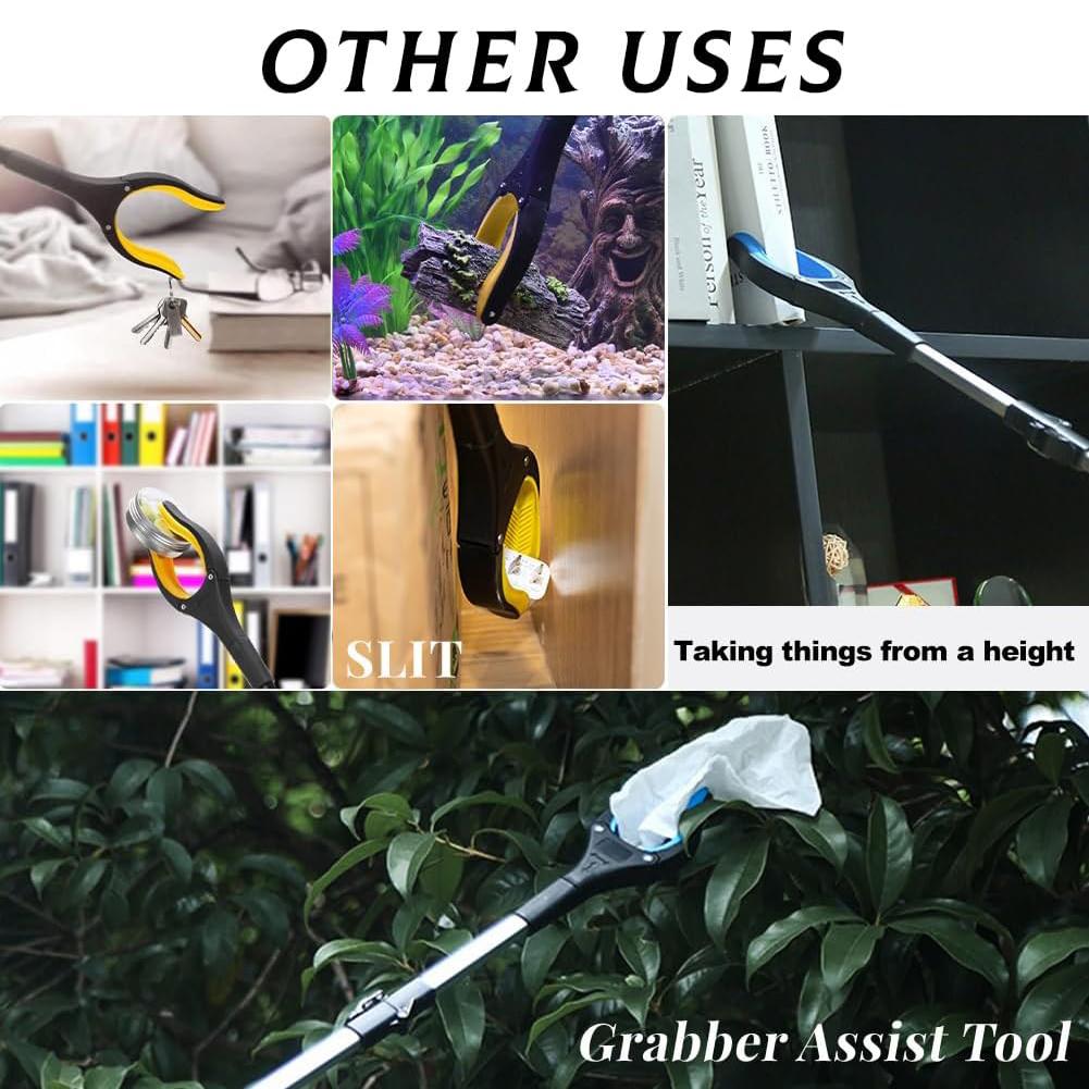 Nástroj Reacher Grabber Tool Extra dlouhé drapáky pro starší osoby Lehký a praktický drapák na odpadky s magnety