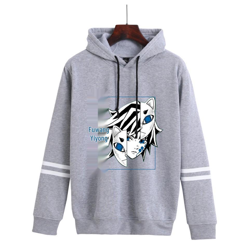 Trendy Autumn/Winter Demon Slayer Anime Unisex Double Pullover Hoodies