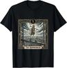 The Ironworker Tarot Card Skeleton Hard Hat Steel Beam T-Shirt