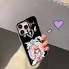 Misa anime D-Death N-Note Silver Plated Inside Phone Case For iPhone 17 16 15 14 11 12 13 Pro Max Plus X XR XS Max Colored