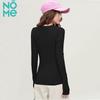 NOME Women's Slim-Fit V-Neck Long Sleeve T-Shirt