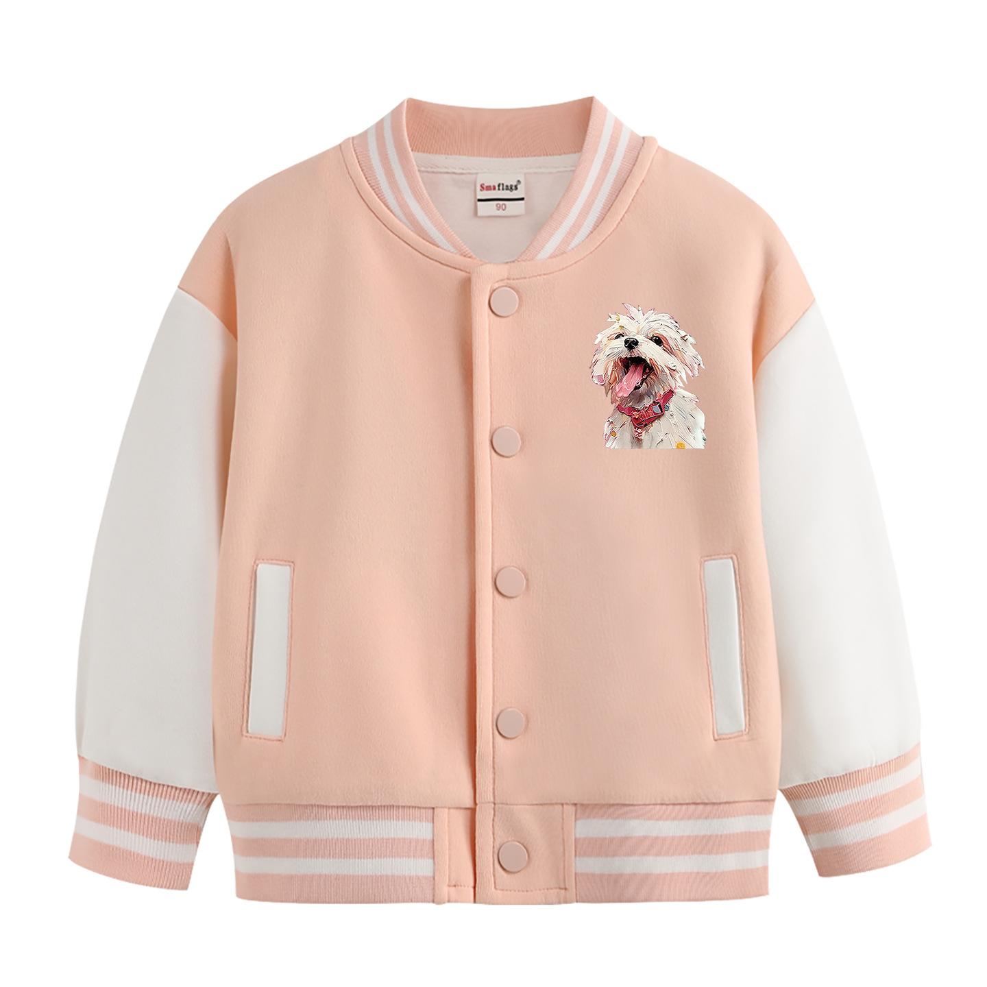 

Boys & Girls Baseball Jackets: Spring/Autumn 2026 Fashion - Children s Fleece-Lined Tops 100cm