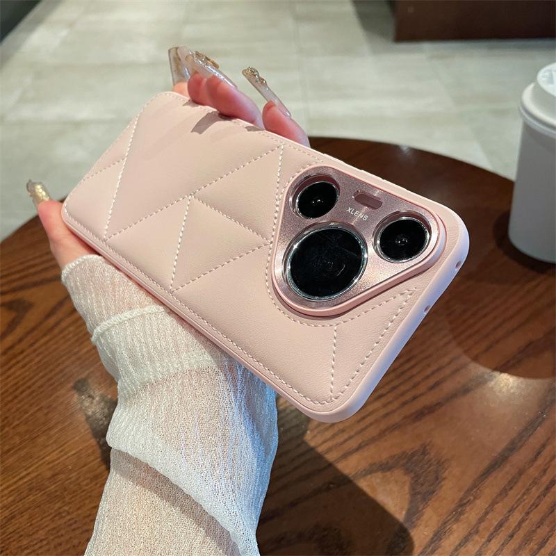 

Модный чехол из облачной пуф кожи для Huawei Pura70/Pura70 Pro - Легкая роскошь Mate 60 Pro