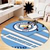 Benutzerdefinierter Name Manchester City Aufgedruckter Runder Teppich Teppich Stuhlteppich Bereichsteppich Eingang Fußmatten, für Bürostuhl Wohnzimmer Schlafzimmer Küche.