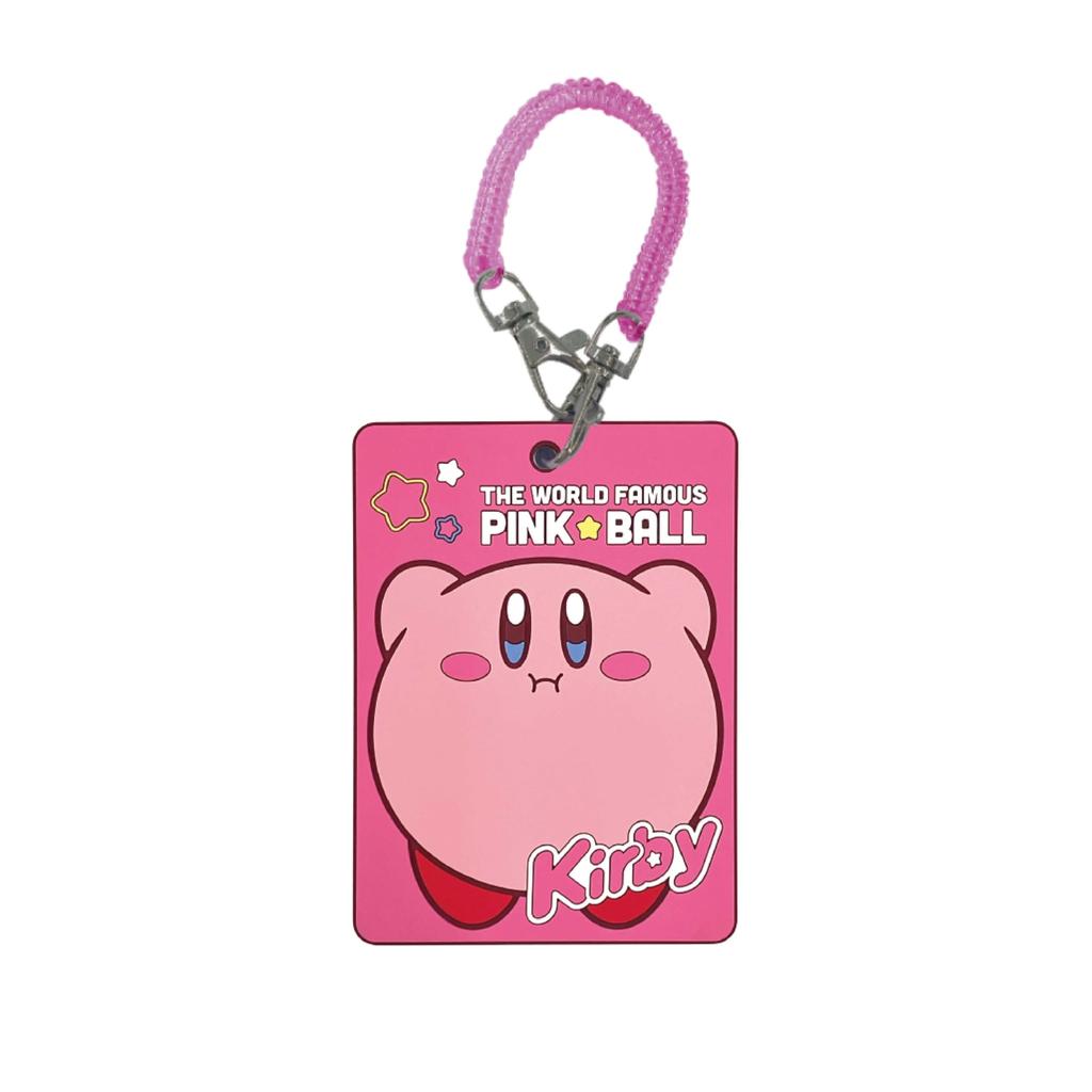 SK Japan Kirby Rubber Name Tag Hovering Kirby