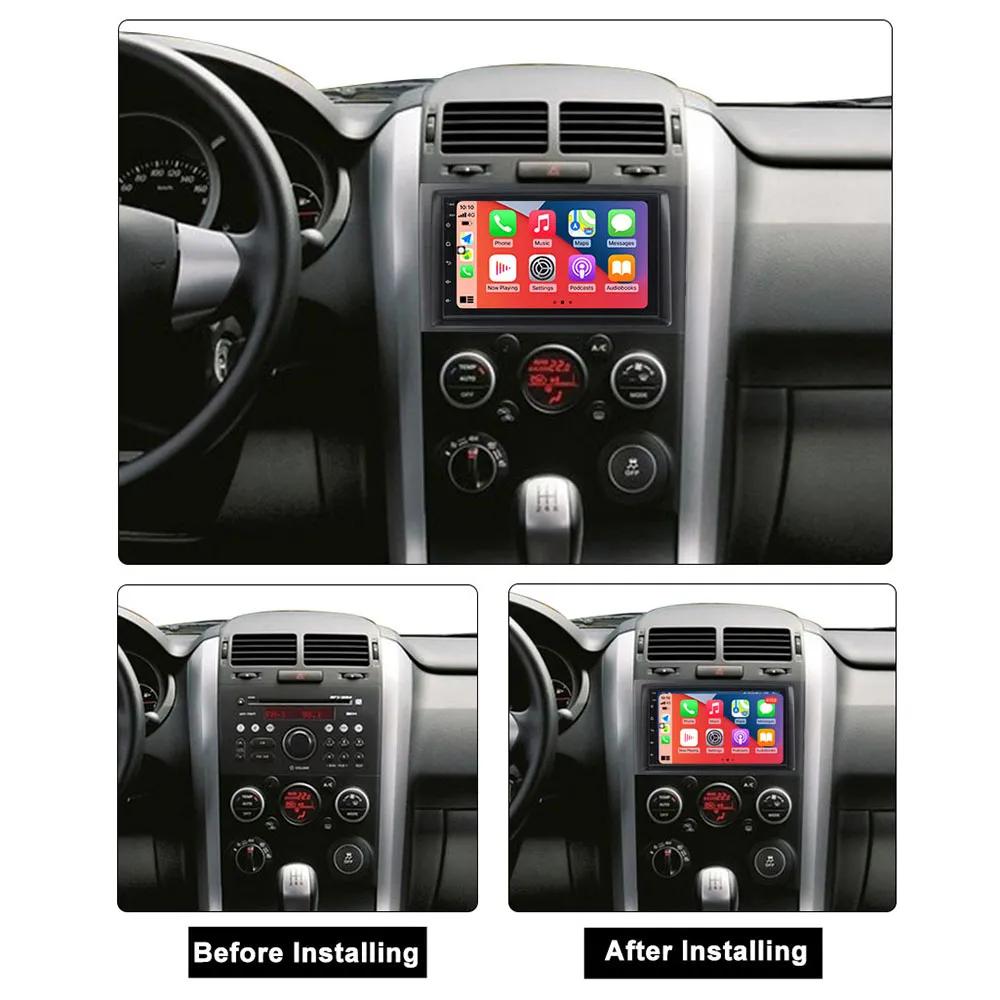 För Suzuki Grand Vitara 3 2005 - 2015 Bilradio Multimedia Videospelare Navigation GPS Android Ingen 2din 2 din dvd