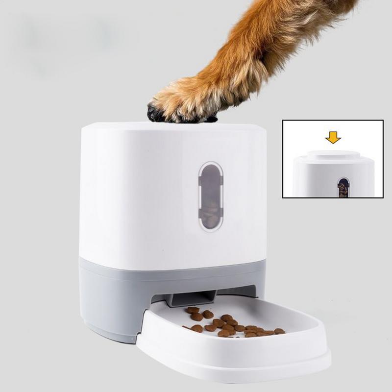 Cat Food Feeder 1.5L Press Automatic Cat Feeder With Bowl Slow Feeding Bowl Interactive Enrichment Toys For Small Medium Puppy
