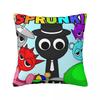 Sprunki Incredibox Pillow Cover Soft Pillow Case Cushion Cover Kawaii Graphic Pillowcases For Living Room Chair