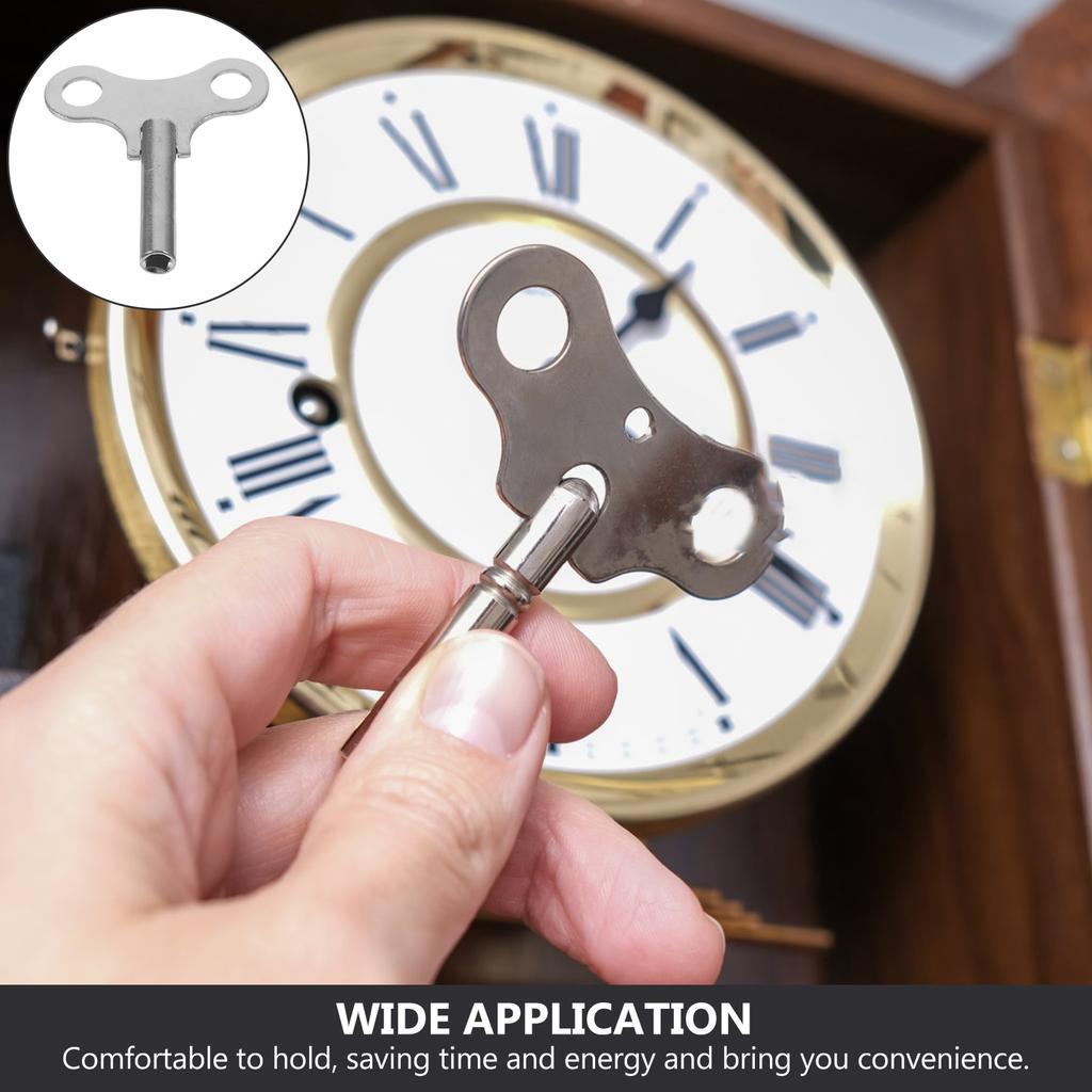 Vintage Clockwork Tools Accessories Wall Parts Alarm Keys Desk Winding Replacement Convenient Steel