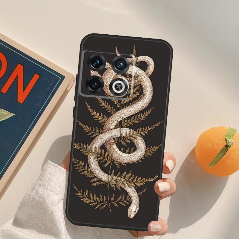 The Snake and Fern Case For OnePlus 13T 10T 10R 12R 13R 15 13 12 11 10 9 Pro Nord CE 5 2 3 4 Lite N20 N30 Cover