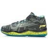 Li Ning WOW 3 Mid Top Basketball Shoes Men's Gray Yellow Blue ABAJ013-63