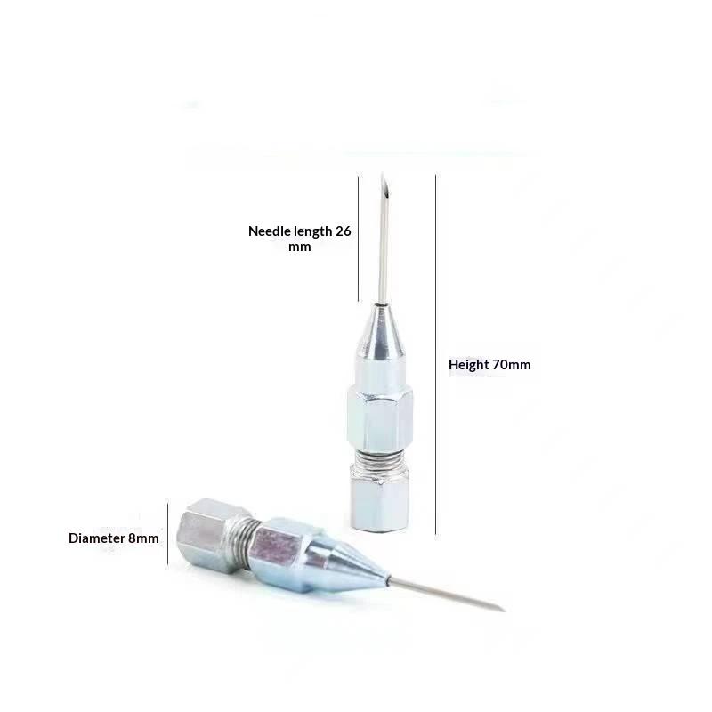 Removable Needle Nose Grease Nozzle Anti-Rust Sealed Grease Head Accessory for Marine Vessel Equipment Lubrication