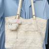Niche Tote Bag Spring and Summer Leisure Vacation Fairy Lace Mesh Underarm Shoulder Bag Women's Bag Large-capacity Commuter Bag
