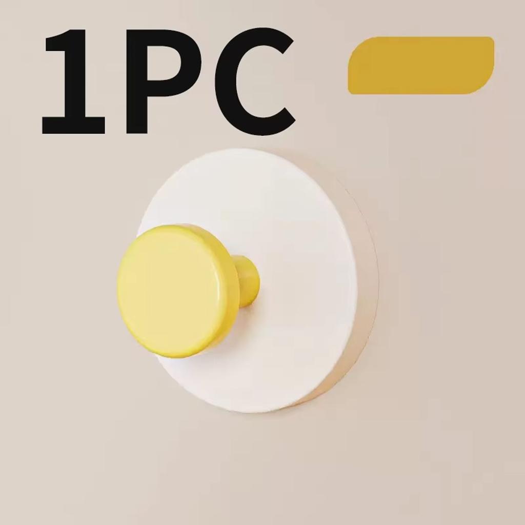 Colorful strong suction cup hook, no punching bathroom kitchen hook - movable, suitable for keys, towels, bags, dolls