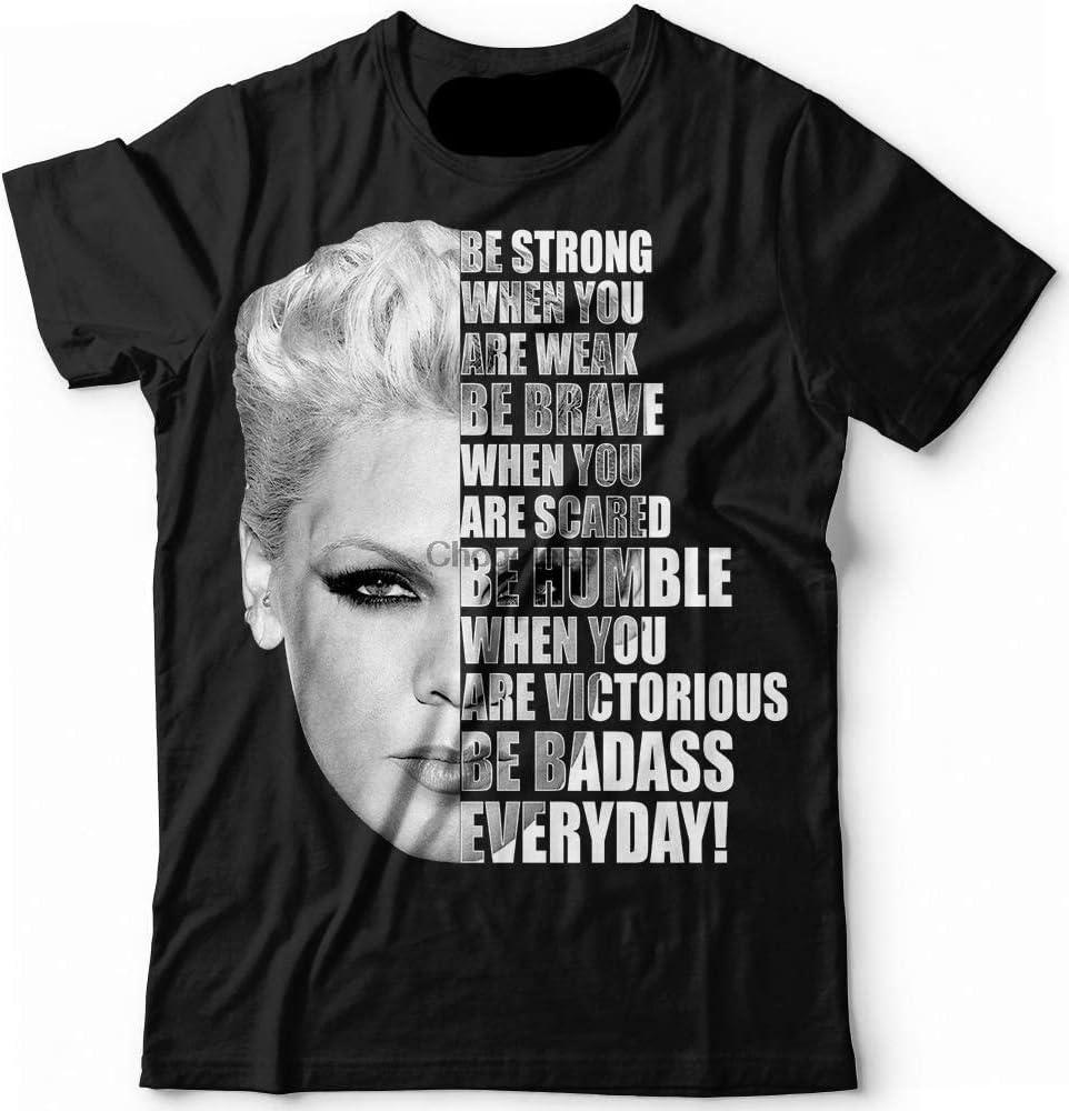 Beautiful and excellent quality Roze Singer Fashion Nieuw Zomers Heren T-shirt Uniek Shirt Korte Mouw Ronde Hals T-shirt L zwart