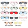 Vintage Classic Brand Designer Double Bridge Square Sunglasses Women for Men Male Luxury Sun Glasses Punk Big Frame Shades UV400