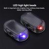 Car Solar Power Strobe Signal Light Security System Fake Security Light Caution Flashing Warning Anti-theft Alarm Lamp