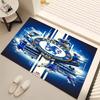 1pc Chelsea FC Logo Print Area Rug - Soft, Washable Non-Slip Indoor Mat, Living Room, Home Office Decorative Rug,Office Decorative