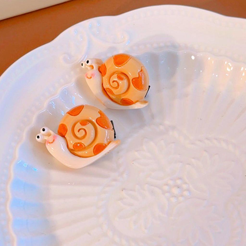 Girls Hair Clip Ladybird Women Kid Hairgrips Butterfly Headdress Barrettes Snail Shape Sweet 2000s Girls Hairpins