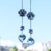 Crystal Animal Paws Charm Memorial Suncatchers Metal Pendant Indoor and Outdoor Decorative Memorial Gift for Pet Lover