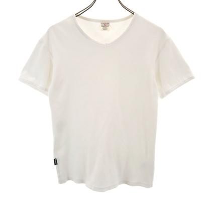 Short Sleeve Rib T-shirt M White Men's Used