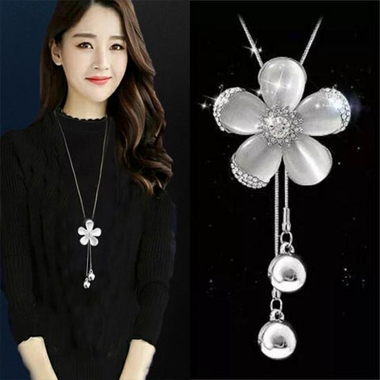 Elegante Quasten-Pulloverkette für Damen - Vielseitiges, hochwertiges europäisches und amerikanisches Design für Herbst/Winter-Mode