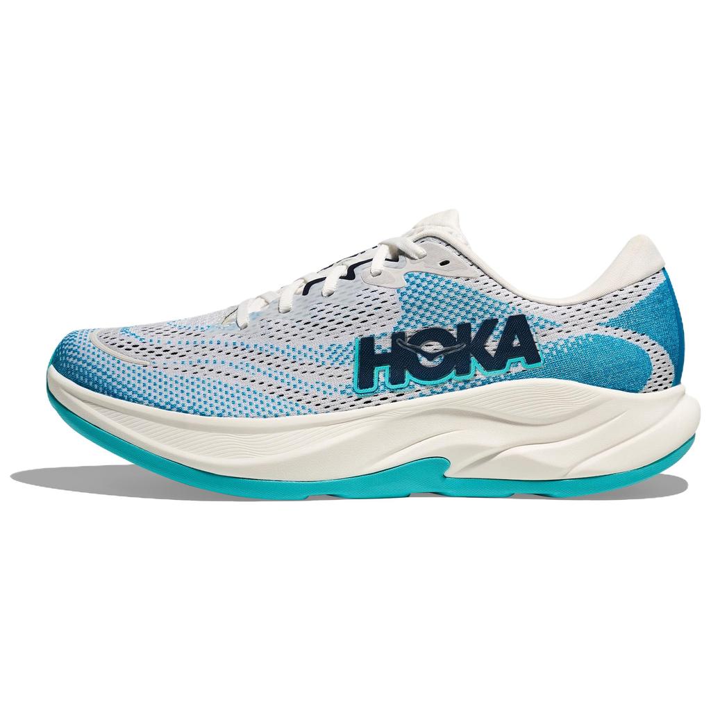 HOKA One One Rincon 4 Comfortable Versatile Non-Slip Durable Low-Top Running Shoes Men Running Shoes Gray Blue 1155130-FSK